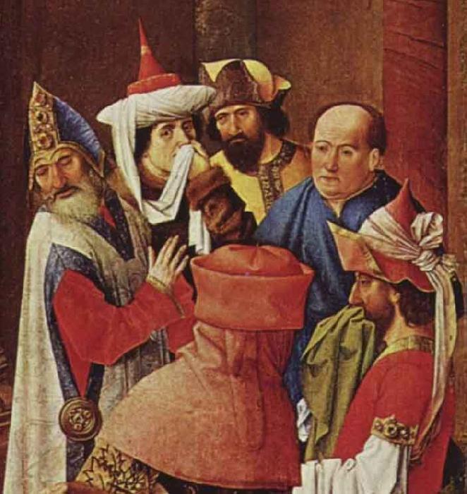 Albert van Ouwater Auferweckung des Lazarus oil painting image